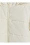 Peak New Season Beige Hooded Girl's Puffer Coat - 2