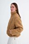 Zippered Plush Coat H11714 - 2