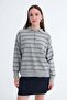 Polo Collar Striped Knitwear Sweater K10338 - 2