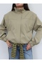 High Collar Jacket with Drawstring Detail E.H Collection - 3