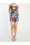 Rochie mini, mix culori