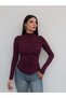 Gathered Front Zippered Blouse - 6