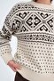 Patterned Crew Neck Sweater K3562 - 3