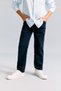 Boy's Canvas Trousers U3254A6/Nv253 Navy - 2