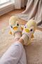 Winter Women's Slippers with Cute Penguin Figures – Soft & Warm Gift Plush House Slippers