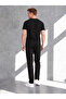 3 Threaded Ribbed Compact Combed Cotton Flat Leg Men's Sweatpants - 4