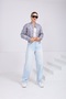 Women's Stand Collar Bomber Jacket with Pockets and Elastic Waist - 6