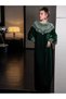 Rochie maxi, verde - 5