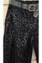 Italian Trousers with Leopard Pattern and Leather Look - 2