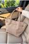 Women's New Season Suede Leather Long Strap Shoulder & Hand Bag with Magnet Closure - 2