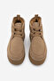 Women's Thick Sole Fur Lined Casual Boots Mariva Camel Suede - 7