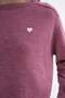 Heart Embroidered Knitwear Sweater K3420-C7 - 3