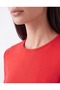 سترة نسائية أساسية من القطن باللون الأحمر - 4