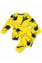 Boys 100% Cotton Yellow Color Dinosaurs Patterned Long Sleeve Winter Interlock Pajama Set - 3