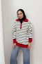 Striped Knitwear Sweater 87-26282 - 5