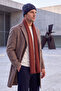 Ds Damat Brown Scarf Beret Set - 2