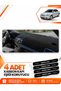 Toyota Avensis Screenless T250 (2003-2008) Compatible Front Torpedo Protection Cover - Black-Blue - To002