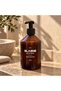 3 Pieces 500 ml Amber Plastic Pump Liquid Soap Dispenser, Countertop Bathroom Dispenser with Black Pump – Int-001 - 4