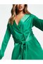 Rochie mini, verde - 4