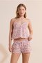 Cotton Patterned Pajama Shorts - 3
