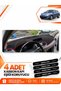 Renault Megane 3 Small Screen (2008-2015) Compatible Dashboard Protection Cover - Black-Red - Re022