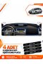 Citroen C4 (2004-2009) Compatible Front Torpedo Protection Case Carpet Protective Cover - Black-Blue - Ci018