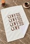 Coffee Typography Coffee Written and Bean Patterned Coffee Cream 2-Piece Kitchen Towel Set 35X55 - 5