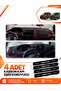 Peugeot Ri̇fter (2018-2026) Compatible Front Torpedo Protection Case Carpet Cover - Black-Red - Pe028