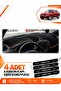 Nissan Juke (2010-2019) Compatible Front Glove Box Protection Cover Carpet - Black-Brown - Ni004