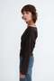 Kayık Neckline Gathered Blouse B07037 - 5