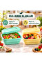 500 ml 100% Platinum Silicone Round Storage Container, Transparent Window Lid, Bpa-Free, Microwave and Freezer Compatible, Reusable Food Container - 6