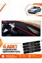 Opel Vectra B (1995-2001) Compatible Front Torpedo Protection Case Carpet Cover - Black-Red - Op015