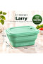 500 ml 100% Platinum Silicone Round Storage Container, Transparent Window Lid, Bpa-Free, Microwave and Freezer Compatible, Reusable Food Container - 3