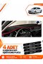 Skoda Super-B (2015-2021) Compatible Front Torpedo Protection Case Carpet Cover - Black-Red - Sk012