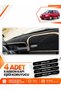 Skoda Felicia (1994-2001) Compatible Front Cover Torpedo Protection Protective Case Carpet - Black-Beige - Sk006