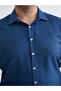 Ozmarka New Season Slim Fit Long Sleeve Dobby Men's Shirt - 7