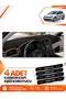 Volkswagen Golf 6 (2008-2012) Compatible Front Torpedo Protection Cover - Black-Brown - Vw011