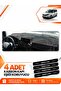 Fi̇at Doblo (2007-2015) Airbag Compatible Small Screen Compatible Torpedo Protection Cover - Black-Brown - Fi008