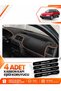 Rover 214 (1989-1999) Compatible Front Torpedo Protection Case Carpet Cover - Black-Brown - Ro001