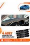 Kia Rio (2019-2024) Compatible Front Dashboard Protection Mat Cover - Black-Brown - Ki014