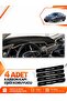 Honda Civic Fc5 (2015-2022) Compatible Front Cover Dashboard Protection Mat - Black-Beige - Ho012