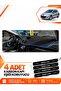 Peugeot 207 (2007-2012) Compatible Front Torpedo Protection Case Carpet Protector Cover - Black-Blue - Pe005