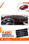 Volkswagen Golf 4 Mk4 (1997-2003) Compatible Front Torpedo Protection Cover - Black-Red - Vw009