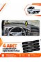 Kia Bongo (2004-2019) Compatible Front Cover Torpedo Protection Protective Case Carpet - Black-Beige - Ki001
