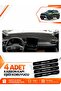 Renault Duster (2025-2027) Compatible Front Torpedo Protection Carpet Cover - Black-Brown - Re054
