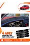 Volkswagen Golf 3 (1991-1997) Compatible Front Torpedo Protection Case Carpet Cover - Black-Blue - Vw008