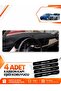 Skoda Scala (2020-2026) Compatible Dashboard Protection Protective Cover Carpet Cover - Black - Sk005