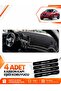Nissan Juke (2020-2023) Compatible Front Chest Glove Box Protection Cover Carpet Protector - Black-Grey - Ni022