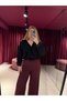Polyviscon Women's Trousers with Side Stripes - 7