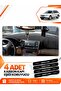 Subaru Outback (2003-2009) Compatible Front Chest Glove Box Protection Cover Carpet Protector - Black-Grey - Su005